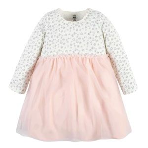 Baby tulle & leopard dress